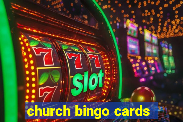 church bingo cards