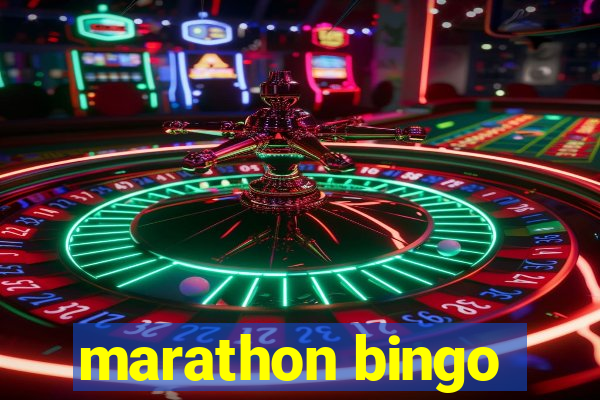 marathon bingo