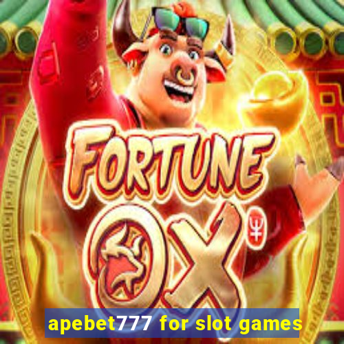 apebet777 for slot games