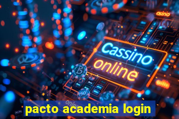 pacto academia login