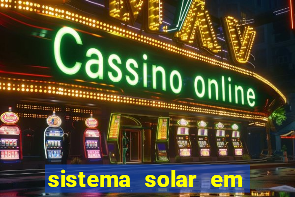 sistema solar em tempo real