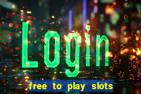 free to play slots no download