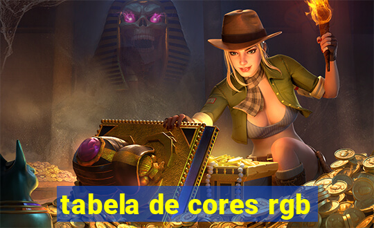 tabela de cores rgb