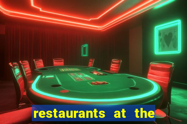 restaurants at the cosmopolitan casino