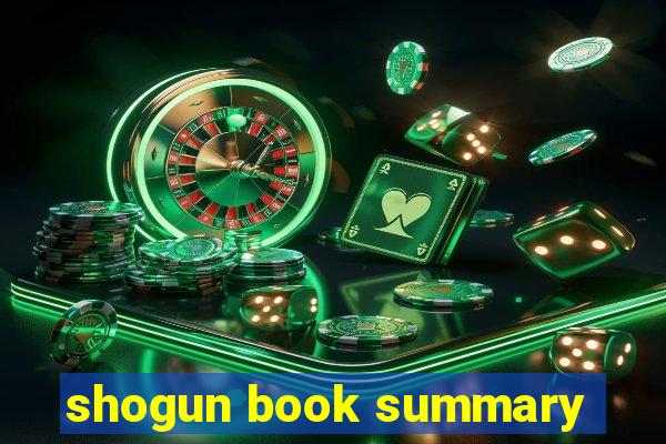 shogun book summary