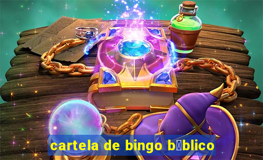 cartela de bingo b铆blico