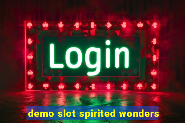 demo slot spirited wonders