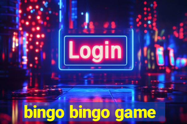 bingo bingo game