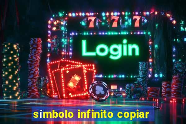 símbolo infinito copiar