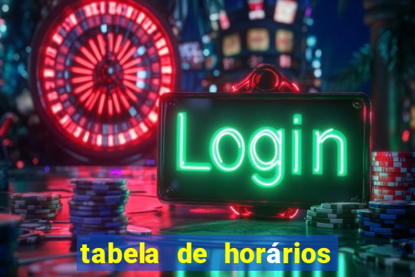 tabela de horários fortune tiger