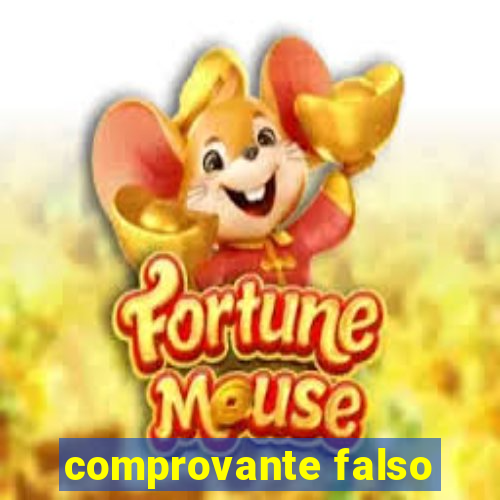 comprovante falso