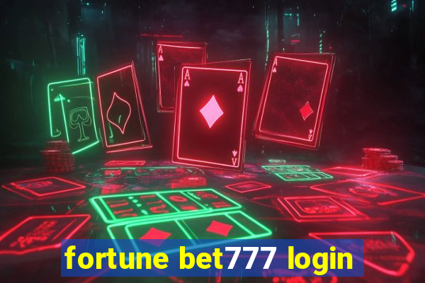 fortune bet777 login