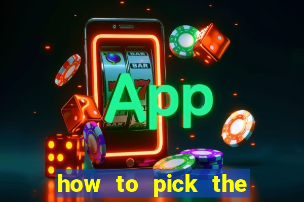 how to pick the right slot machine to win