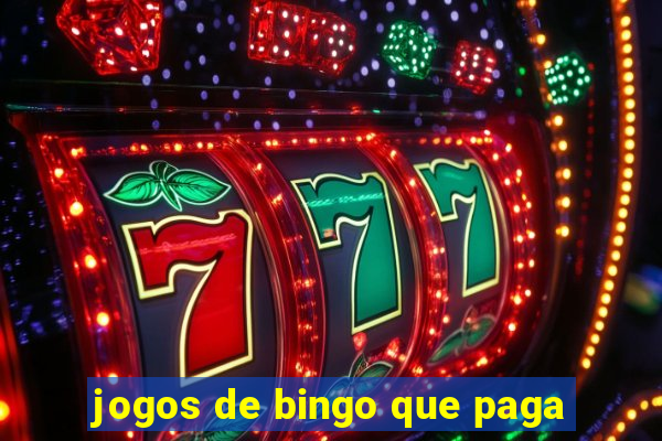 jogos de bingo que paga