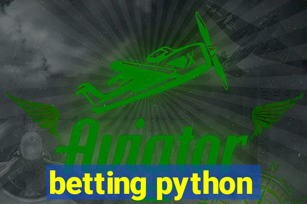 betting python