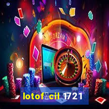 lotof谩cil 1721