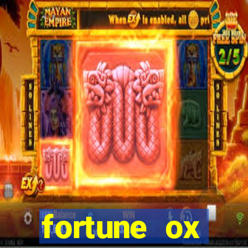 fortune ox horários pagantes