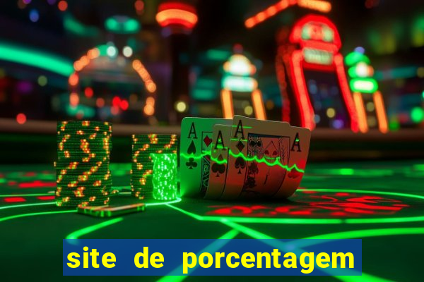 site de porcentagem de jogos pg slot