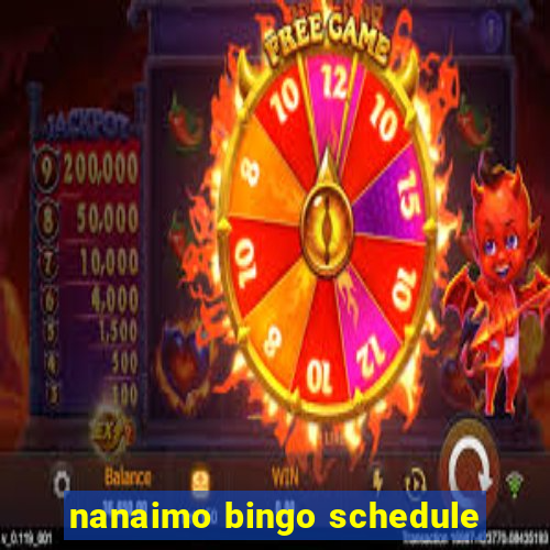 nanaimo bingo schedule