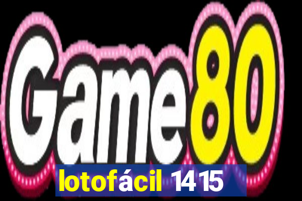 lotofácil 1415