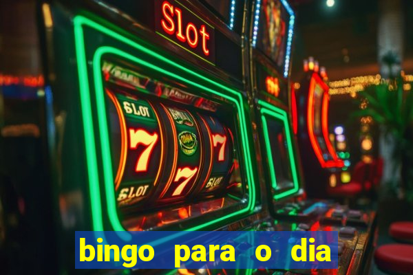 bingo para o dia do estudante