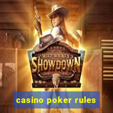 casino poker rules