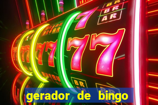 gerador de bingo de palavras