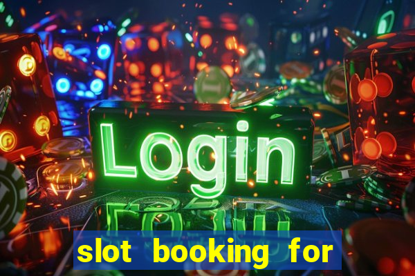 slot booking for driving licence