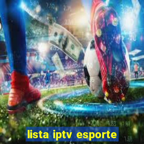 lista iptv esporte