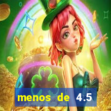 menos de 4.5 escanteios o que significa