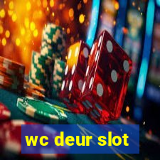 wc deur slot