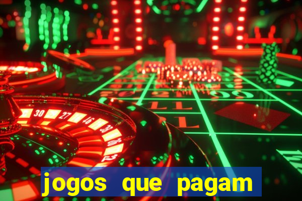 jogos que pagam pix de verdade