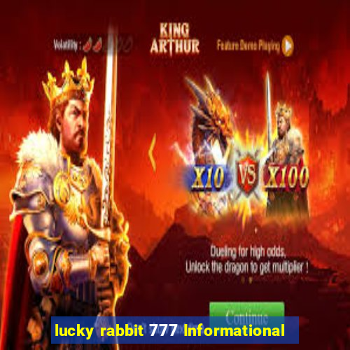 lucky rabbit 777 Informational