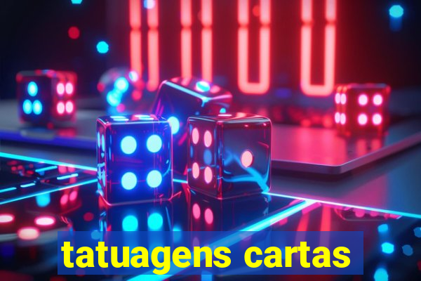 tatuagens cartas