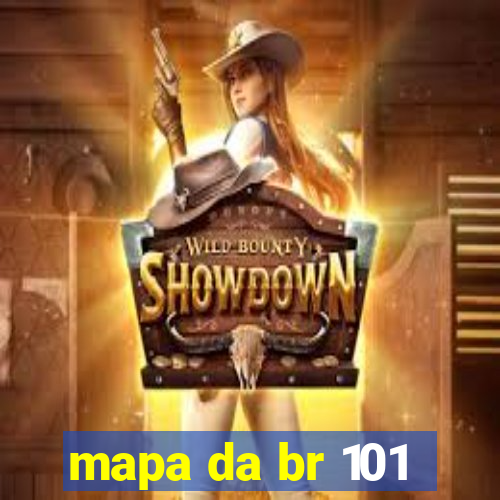 mapa da br 101