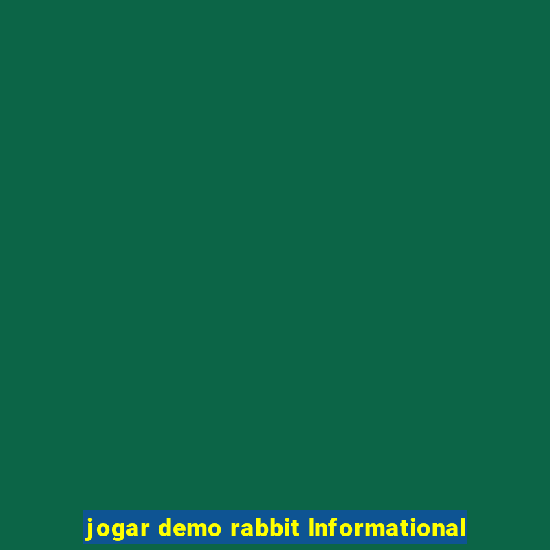 jogar demo rabbit Informational