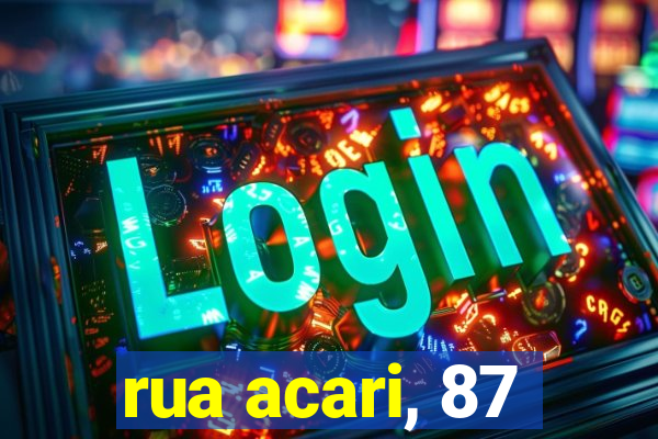 rua acari, 87