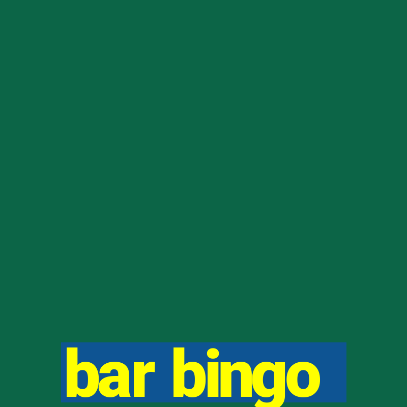 bar bingo