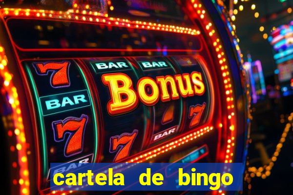 cartela de bingo ate 50