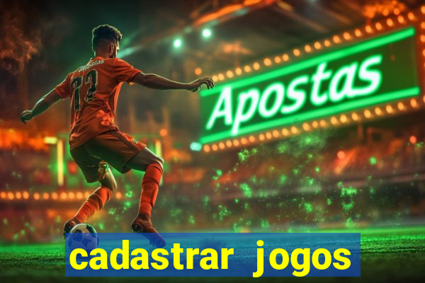 cadastrar jogos online caixa