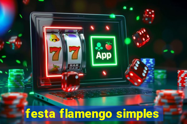 festa flamengo simples