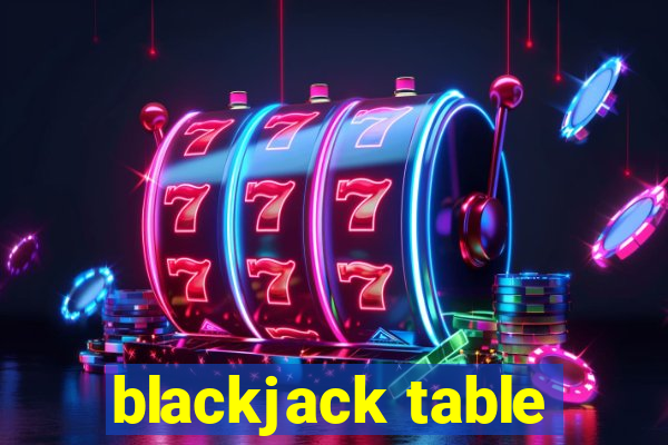 blackjack table