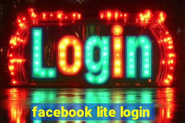 facebook lite login