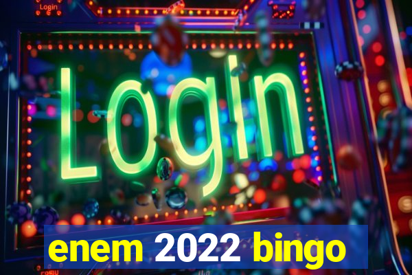 enem 2022 bingo