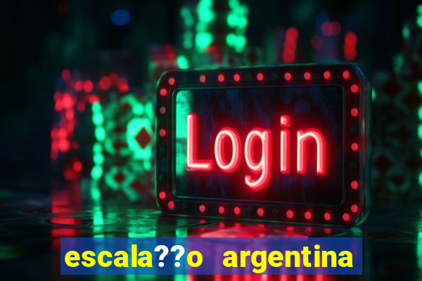 escala??o argentina x colombia