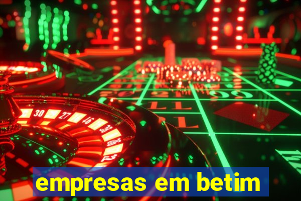 empresas em betim