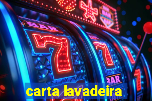 carta lavadeira