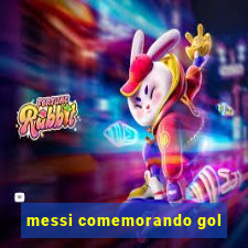 messi comemorando gol