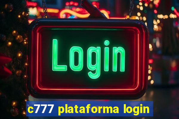 c777 plataforma login