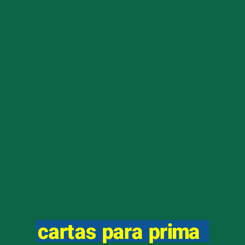 cartas para prima